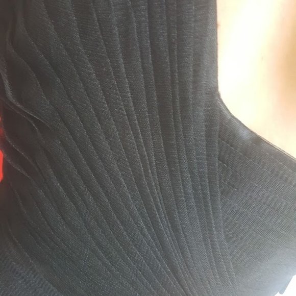 NWT, LIGHT IN THE BOX BLACK RUCHED ONE SHOULDER LAYER TULLE DRESS SIZE  US 8 - Picture 11 of 11